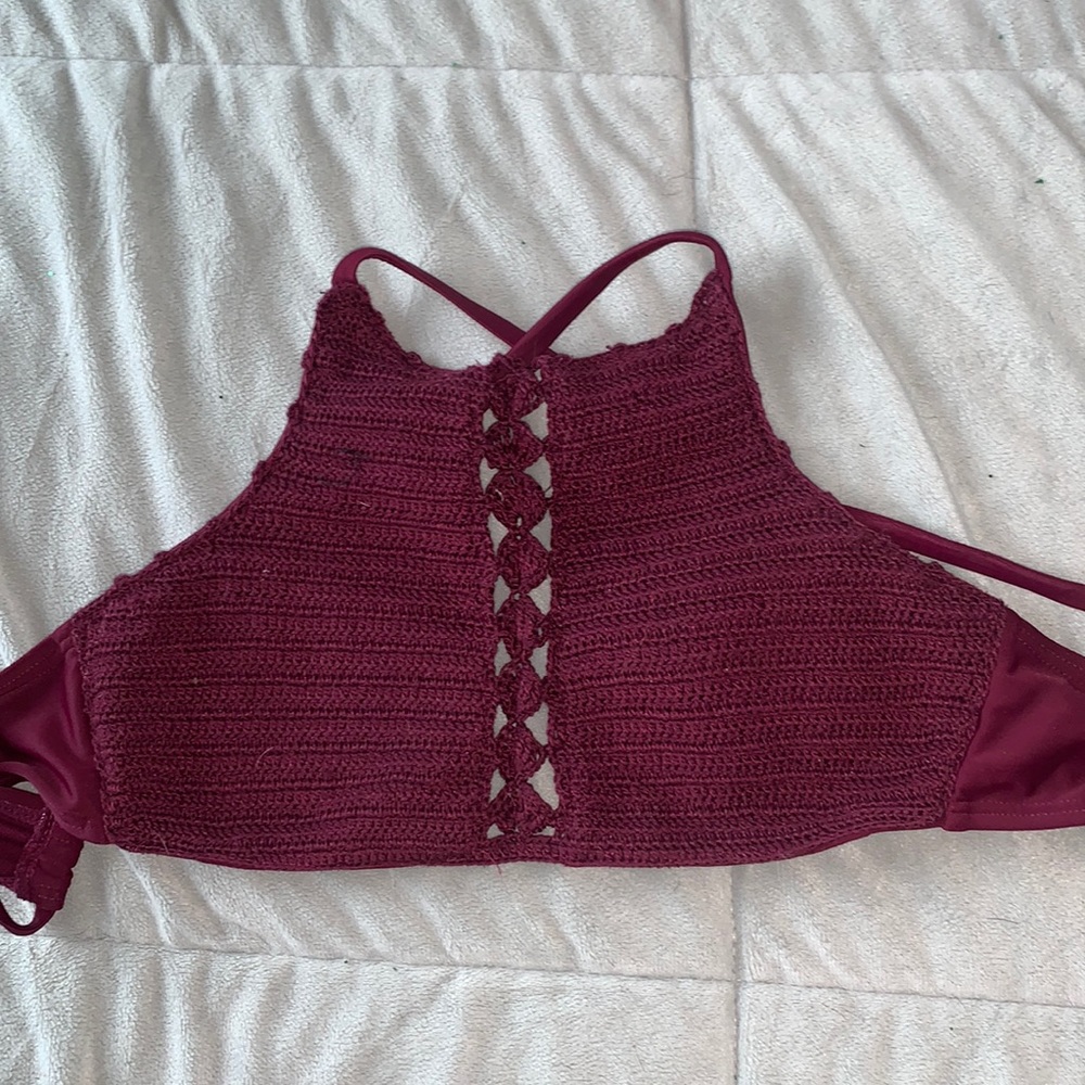 bergendy high neck bikini top